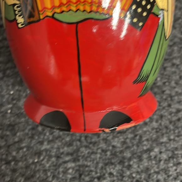 Ukranian musical family Matryoshka Nesting dolls 7" 4 total Stacking Wooden - Picture 8 of 8